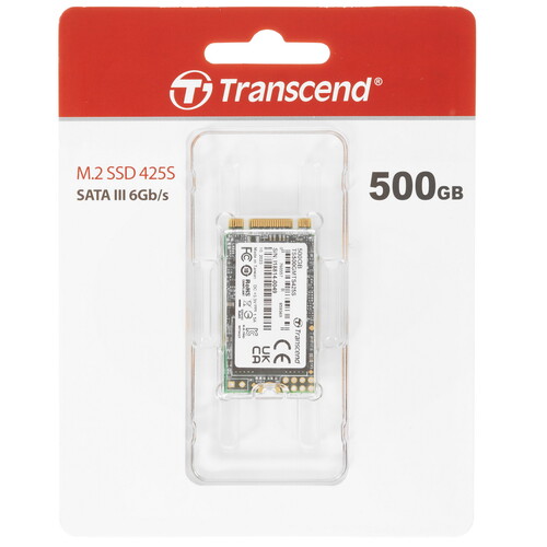 Transcend 500 ГБ M.2 SATA накопитель Transcend MTS425 [TS500GMTS425S]