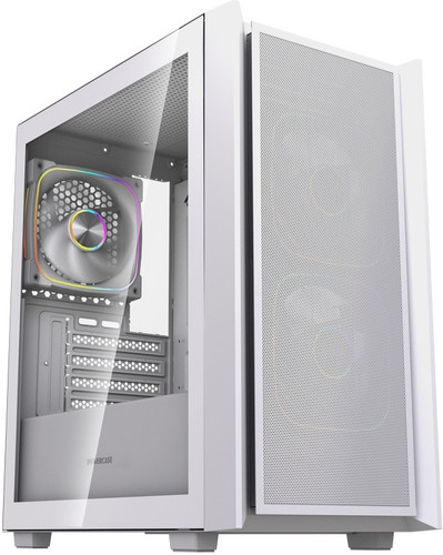 PowerCase Корпус PowerCase Mistral SM03 ARGB [CMMSM03W-A3] белый