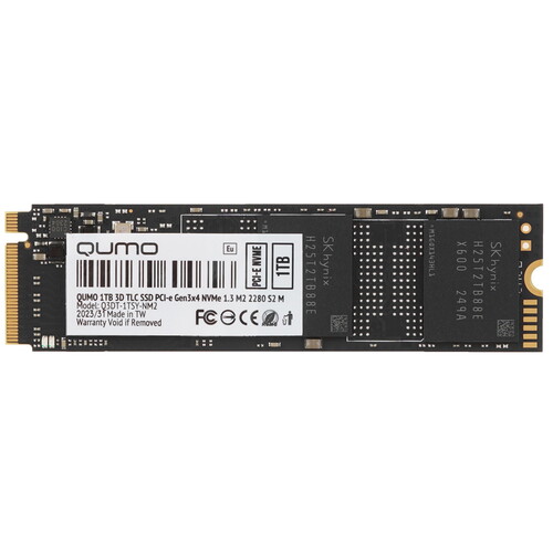 QUMO 1000 ГБ M.2 NVMe накопитель QUMO Novation [Q3DT-1TSY-NM2]