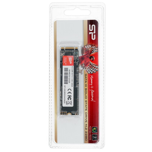 Silicon Power 128 ГБ M.2 SATA накопитель Silicon Power A55 [SP128GBSS3A55M28]