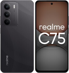 realme 6.72" Смартфон realme C75 256 ГБ черный