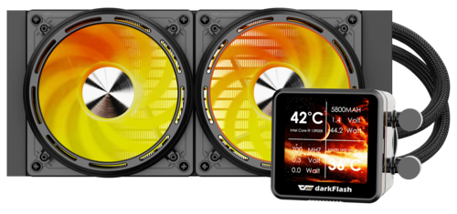 DarkFlash Система охлаждения DarkFlash EXPLORE DE240 черная