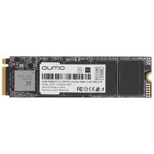QUMO 512 ГБ M.2 NVMe накопитель QUMO Novation [Q3DT-512GAEN-NM2]