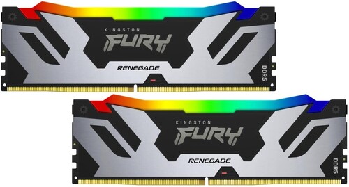 Kingston FURY Оперативная память Kingston FURY Renegade Silver RGB [KF572C38RSAK2-32] 32 ГБ