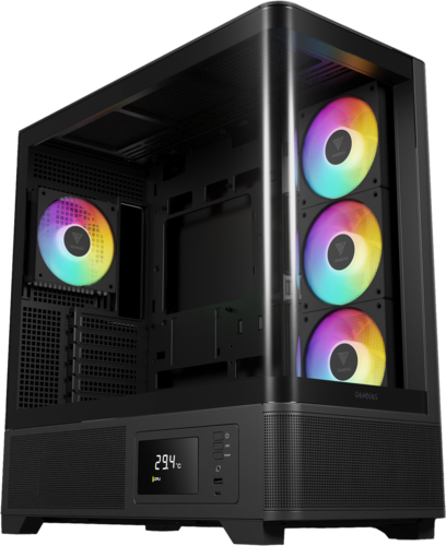 GAMDIAS Корпус GAMDIAS ATLAS P2 CG [16333-629C3-30000-G] черный