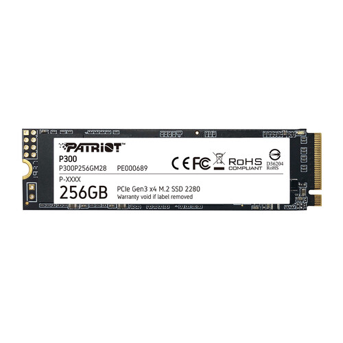 Patriot Memory 256 ГБ M.2 NVMe накопитель Patriot P300 [P300P256GM28]