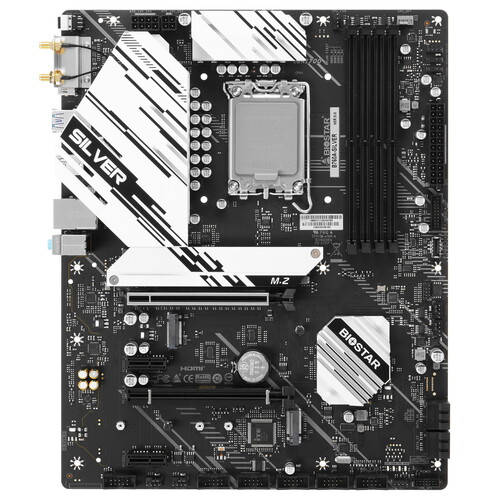 Biostar Материнская плата Biostar B760A-SILVER