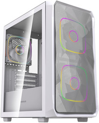 PowerCase Корпус PowerCase Mistral SM06 ARGB [CMMSM06W-A3] белый