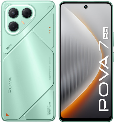 Tecno 6.78" Смартфон Tecno POVA 7 5G 128 ГБ зеленый