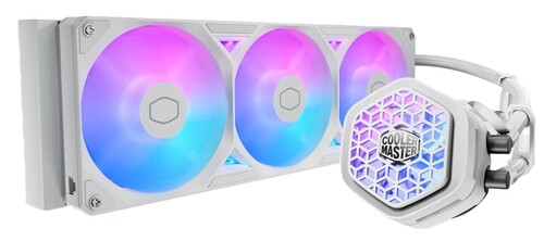 CoolerMaster Система охлаждения Cooler Master ML 360 Atmos II VRM Fan ARGB  белая