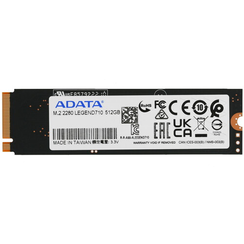 ADATA 512 ГБ M.2 NVMe накопитель ADATA LEGEND 710 [ALEG-710-512GCS]