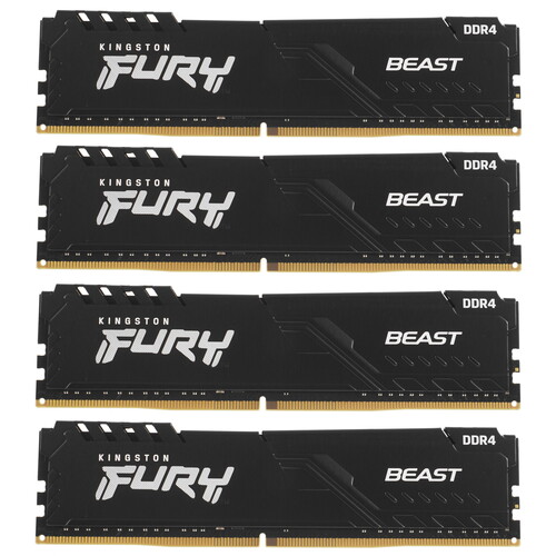 Kingston FURY Оперативная память Kingston FURY Beast Black [KF436C18BBK4/64] 64 ГБ