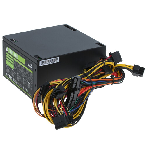 AeroCool Блок питания AeroCool VX PLUS 500W [VX-500 PLUS] черный