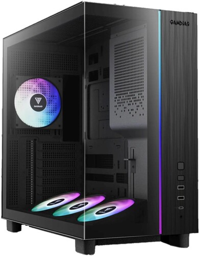 GAMDIAS Корпус GAMDIAS ATLAS M4 [16334-42H23-40000-G] черный